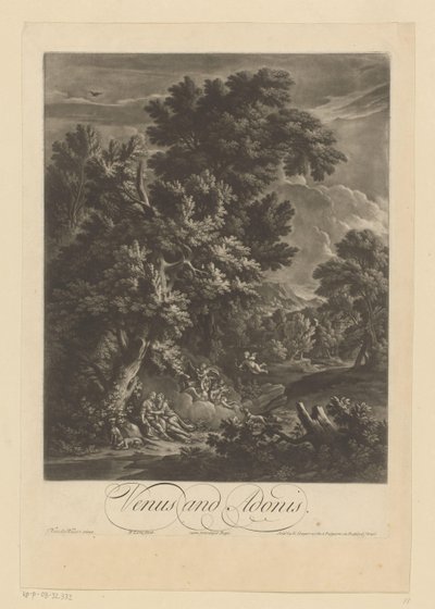 Venus and Adonis by Bernard Lens (II)