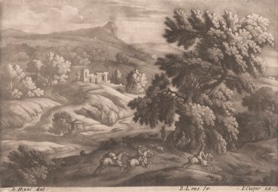 Landscape with Horseman by Bernard Lens