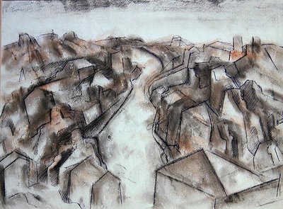 A Quiet Street by Bernard Meninsky