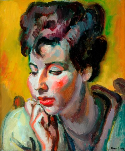 Portrait of a Young Jewess, c.1928 by Bernard Meninsky