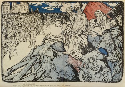 The Barricade, illustration from 