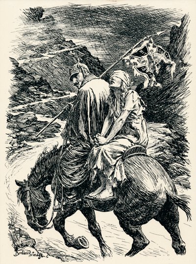 The Road of Victory - Stage VI by Bernard Partridge