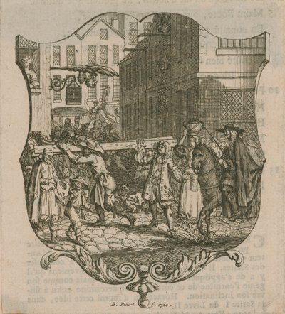 A Scene from London by Bernard Picart