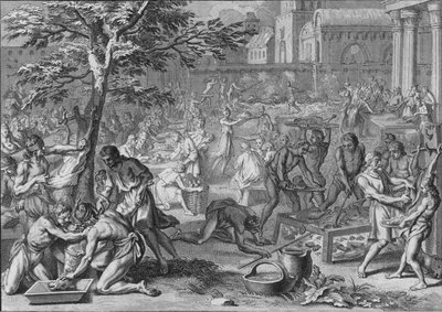 Feast in Honor of the Sun, the Day of the Great Ramy, 1723 by Bernard Picart