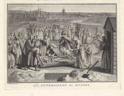 Funeral in Russia by Bernard Picart