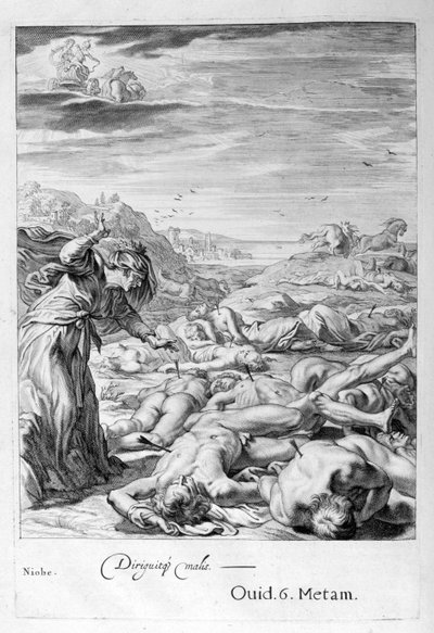 In Greek Mythology, Niobe was a Daughter of Tantalus and of Either Dionne by Bernard Picart