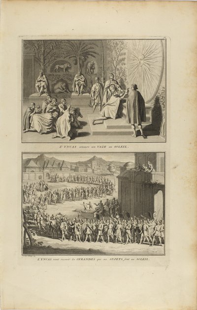 The Inca Consecrates...The Inca Comes to Receive by Bernard Picart