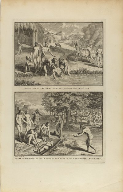 Manner of the Savages.../Dance of the Savages of Paria by Bernard Picart