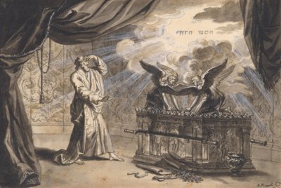 Moses by the Ark of the Covenant by Bernard Picart