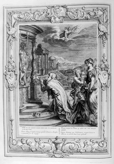 Oeneus, King of Calydon, is Punished for his Impiety, 1733 by Bernard Picart
