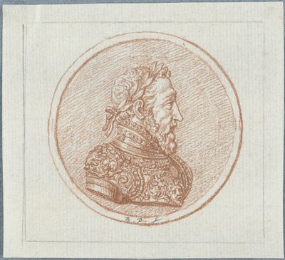 Portrait of King Henry II of France by Bernard Picart