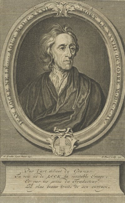 Portrait of the Physician and Philosopher John Locke, 1721 by Bernard Picart