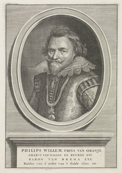 Portrait of Philip William, Prince of Orange by Bernard Picart