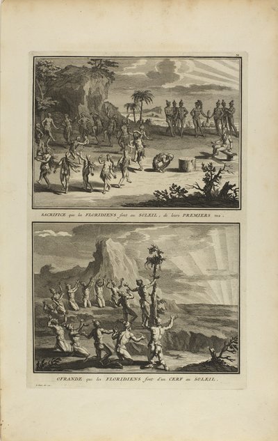 Sacrifice the Floridians Make to the Sun by Bernard Picart