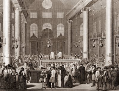 The Jewish Feast of Purim, Illustration of Ceremonies and Religious Customs of All the Peoples of the World by Bernard Picart (1723-1743) by Bernard Picart
