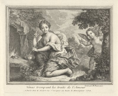 Venus with the Arrows of Amor by Bernard Picart