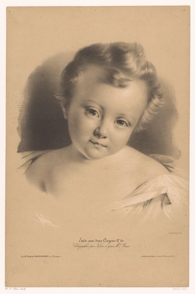 Portrait of a Toddler by Bernard Romain Julien