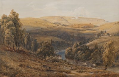Valley of the Dee, near Llangollen by Bernard Walter Evans