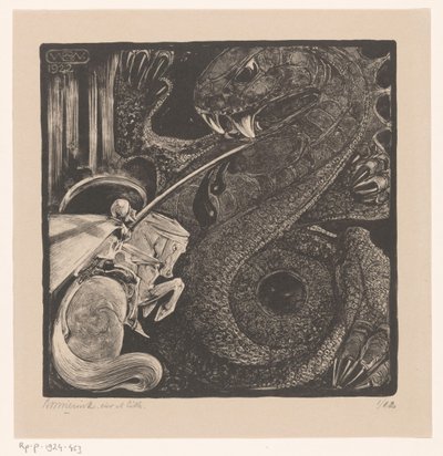 St. George by Bernard Willem Wierink (signed by artist)
