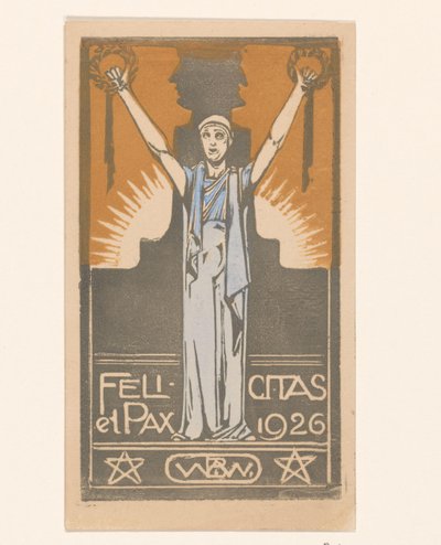 Felicitas et Pax 1926 by Bernard Willem Wierink