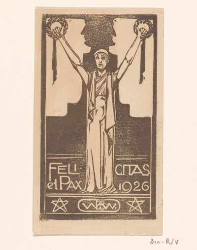 Felicitas et Pax 1926 by Bernard Willem Wierink