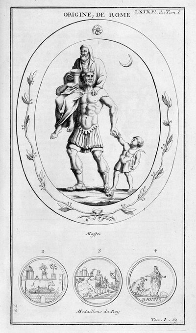 The Origin of Rome, 1757 by Bernard de Montfaucon