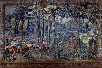 Hanging of the Hunts of Maximilian Known as Beautiful Hunts of Guise by Bernard van (after) Orley