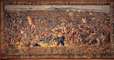 The Battle of Pavia: Defeat of the French Cavalry and the Imperial Infantry Seize the Enemy Artillery by Bernard van & Dermoyen Willem (active 1520-1530s) Orley