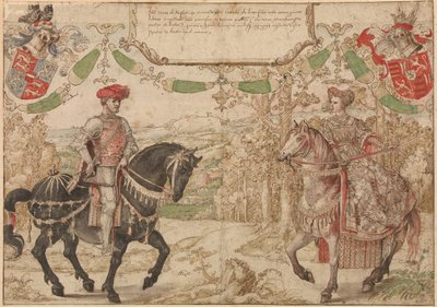 Count Jan Johann IV of Nassau and His Wife Maria, Countess of Loon and Heinsberg, ca 1530 by Bernard van Orley