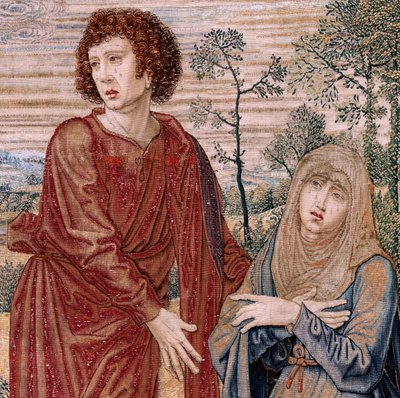 Flemish tapestry. Series Dais of Charles V. Christ of Mercy. Tapestry panel behind the dais. Model Bernard van Orley. Manufacture Pieter de Pannemaker, Brussels. 1518-1524. by Bernard van Orley
