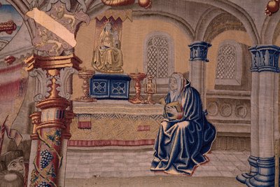The Arrival of the statue of the Madonna by Bernard van Orley