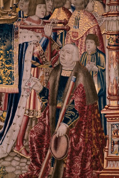 The Arrival of the statue of the Madonna by Bernard van Orley