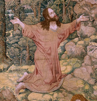 Series The passion of Christ. Christ in the Mount of Olives. Ca 1518-1522. by Bernard van Orley