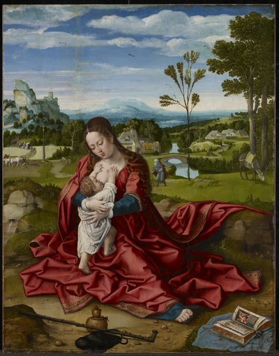 Rest on the Flight into Egypt by Bernard van Orley