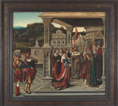 Saint Helena before the Pope in Rome, ca 1510-1520 by Bernard van Orley