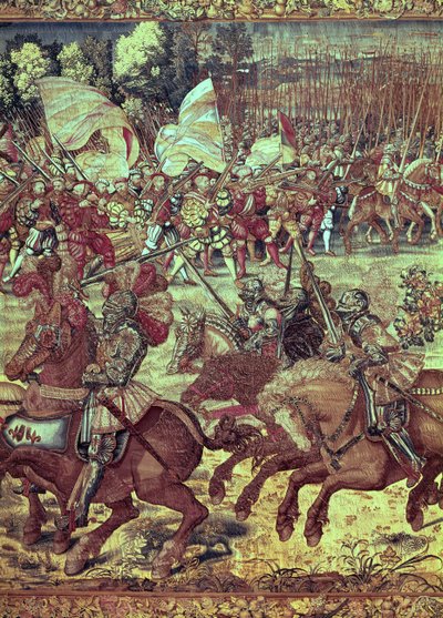 The Battle of Pavia, 24 February 1525 (detail) by Bernard van Orley