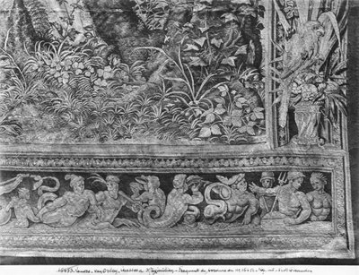 The Hunts of Maximilian, Gemini, The Stag Hunt, (detail) by Bernard van Orley