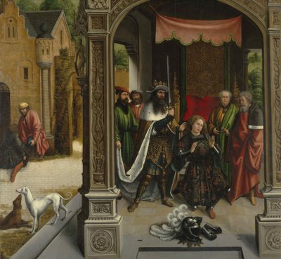 The Knighting of Saint Martin by the Emperor Constantine by Bernard van Orley