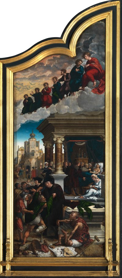 The Last Judgement and the Seven Acts of Mercy by Bernard van Orley