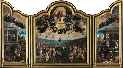The Last Judgement and the Seven Works of Mercy by Bernard van Orley