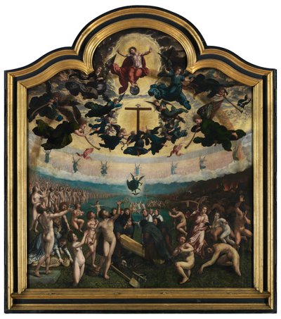 The Last Judgement and the Seven Works of Mercy, centre panel by Bernard van Orley