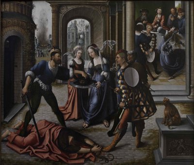 The Martyrdom of Saint John the Baptist by Bernard van Orley