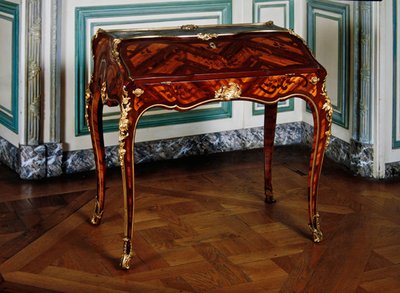 Louis XV Secretaire stamped with the letters B.V.R.B by Bernard van Risenburgh II