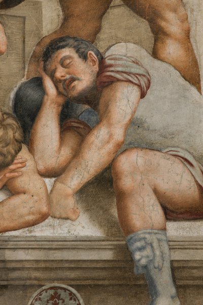 Counterfaccata, Bernardino Gatti, Resurrection 1529 (Detail) by Bernardino Gatti
