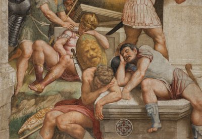 Resurrection, 1529 (detail) by Bernardino Gatti