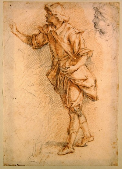 A Standing Figure by Bernardino Barbatelli Poccetti
