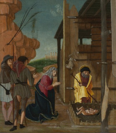 The Adoration of the Shepherds, ca 1485 by Bernardino Butinone