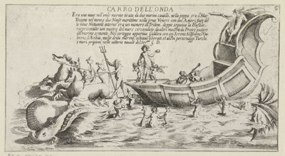 Triumphal Carriage of the Sienese District Onda (series title) by Bernardino Capitelli