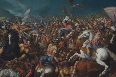 The Fight between Scipio Africanus and Hannibal, c. 1616-1618 by Bernardino Cesari