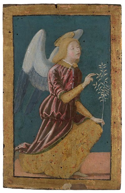 Annunciatory Angel by Bernardino Fungai
